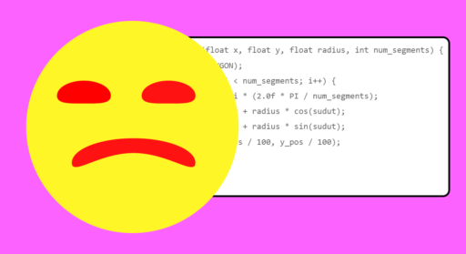 Membuat Emoticon Sedih Menggunakan C++ OpenGL