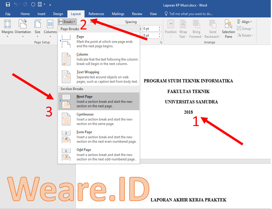 Cara Membuat Daftar Isi di Microsoft Word dengan Mudah